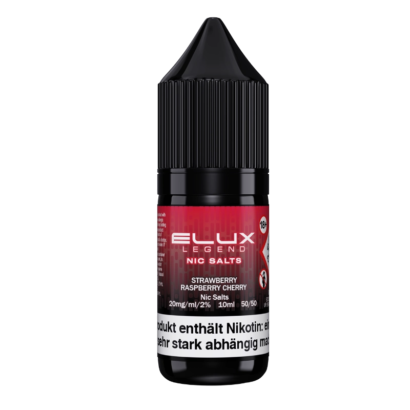 Elux Nic Salts 10ml - Strawberry Raspberry Cherry 20mg